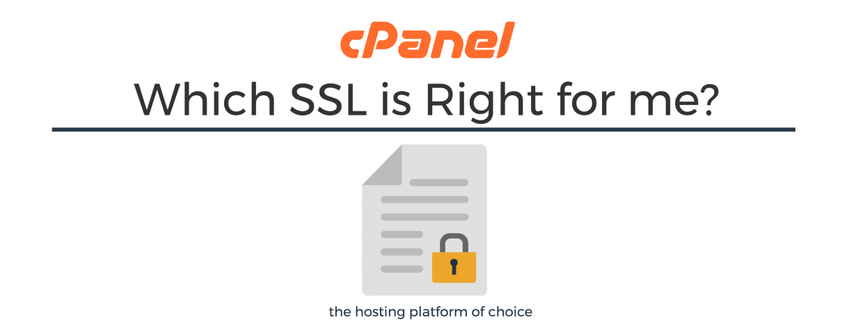 Which SSL is Right For Me?