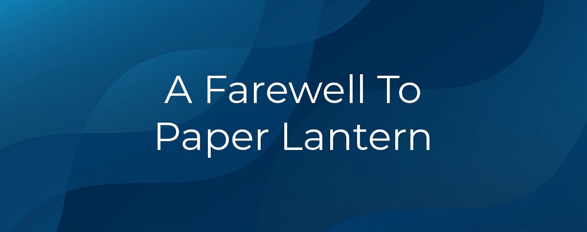 Farewell Paper Lantern